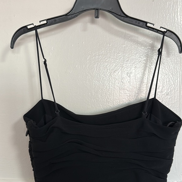 Cinq à Sept Vance Ruched Minidress in Black - Picture 6 of 13